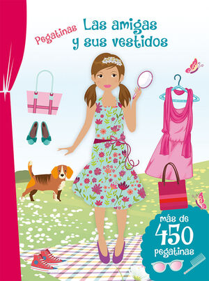 LAS AMIGAS Y SUS VESTIDOS PEGATINAS