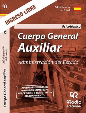 PSICOTÉCNICO. CUERPO GENERAL AUXILIAR DE LA ADMINISTRACIÓN DEL ESTADO.