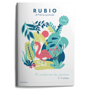 RUBIO MI CUADERNO DE VERANO 3-4 AÑOS