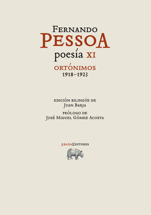 POESÍA XI ORTÓNIMOS 1918-1923