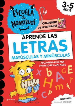 ESCUELA MONSTRUOS APRENDE LETRAS 3 - 5 AÑOS