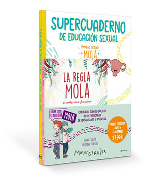 PACK LA REGLA MOLA + SUPERCUADERNO DE EDUCACIÓN SEXUAL