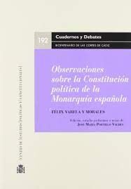 OBSERVACIONES SOBRE LA CONSTITUCIÓN POLÍTICA DE LA MONARQUÍA ESPAÑOLA