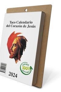 TACO CALENDARIO DEL CORAZÓN DE JESÚS PARED 2024
