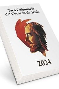 TACO CALENDARIO DEL CORAZÓN DE JESUS PARED CON IMÁN 2024