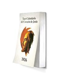 TACO CALENDARIO DEL CORAZÓN DE JESÚS CLÁSICO CON IMÁN 2026