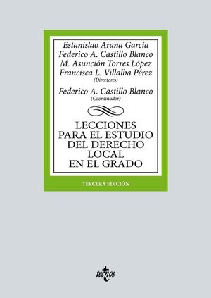 LECCIONES PARA EL ESTUDIO DEL DERECHO LOCAL EN EL GRADO