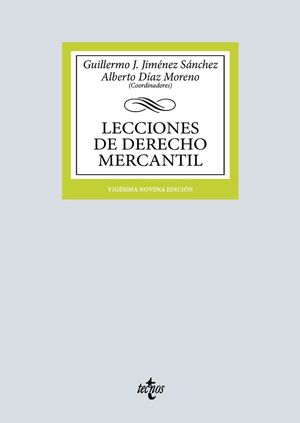 LECCIONES DE DERECHO MERCANTIL 29 ED