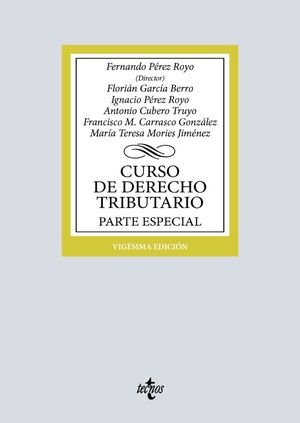 CURSO DE DERECHO TRIBUTARIO PARTE ESPECIAL 20 ED