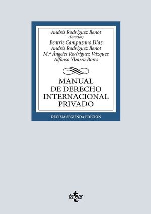 MANUAL DE DERECHO INTERNACIONAL PRIVADO 12 ED