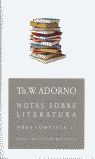 O.C. ADORNO 11 NOTAS SOBRE LITERATURA (NP)