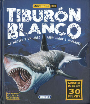 TIBURON BLANCO MAQUETAS 3D