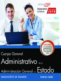 CUERPO GENERAL ADMINISTRATIVO DE LA ADMINISTRACIÓN GENERAL DEL ESTADO (TURNO LIB