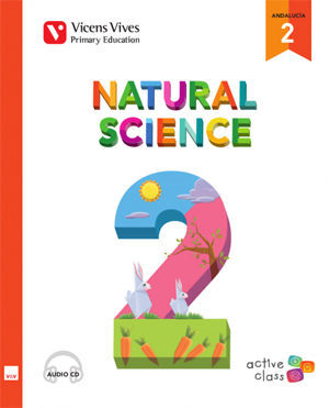 NATURAL SCIENCE 2 + 2CD'S (ACTIVE CLASS) ANDALUCIA