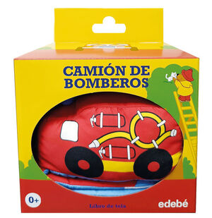 CAMIÓN DE BOMBEROS LIBRO DE TELA