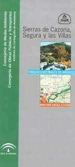 MAPA GUÍA PARQUE NATURAL SIERRA DE CAZORLA SEGURA Y LAS VILLAS