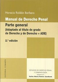 MANUAL DE DERECHO PENAL. PARTE GENERAL