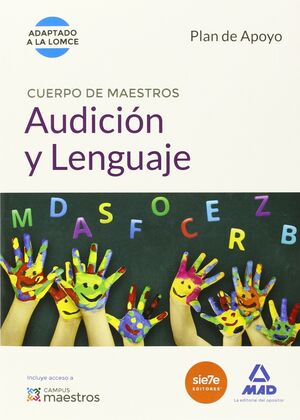 CUERPO DE MAESTROS AUDICIÓN Y LENGUAJE. PLAN DE APOYO