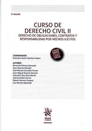 CURSO DE DERECHO CIVIL II DERECHO DE OBLIGACIONES, CONTRATOS Y RESPONSABILIDAD P
