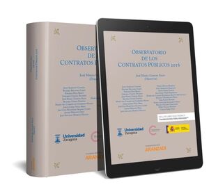 OBSERVATORIO DE LOS CONTRATOS PÚBLICOS 2016 (PAPEL + E-BOOK)