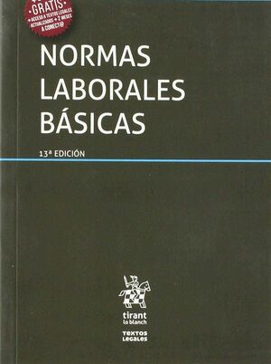 NORMAS LABORALES BÁSICAS 13ª EDICIÓN