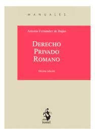 DERECHO PRIVADO ROMANO