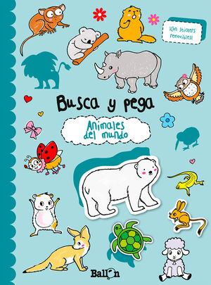 ANIMALES DEL MUNDO - BUSCA Y PEGA