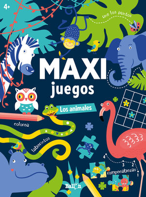 MAXI JUEGOS LOS ANIMALES + 4 AÑOS