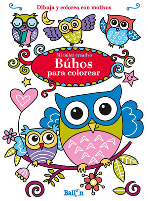 BÚHOS PARA COLOREAR - MI TALLER CREATIVO
