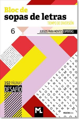 BLOC DE SOPAS DE LETRAS DESAFÍO TIEMPO DE DIVERSIÓN 6
