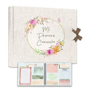 LIBRO COMUNION APAISADO NIÑA ORLA 23,5 X 30 CM 44 PAGINAS CO