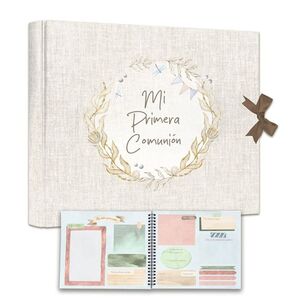 LIBRO COMUNION APAISADO NIÑO ORLA 23,5 X 30 CM 44 PAG COLOR